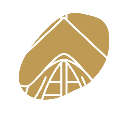 Tentmaker having build a large tent
