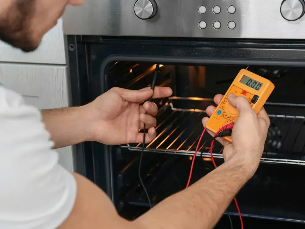 Oven and stove repair service restoring proper heating performance