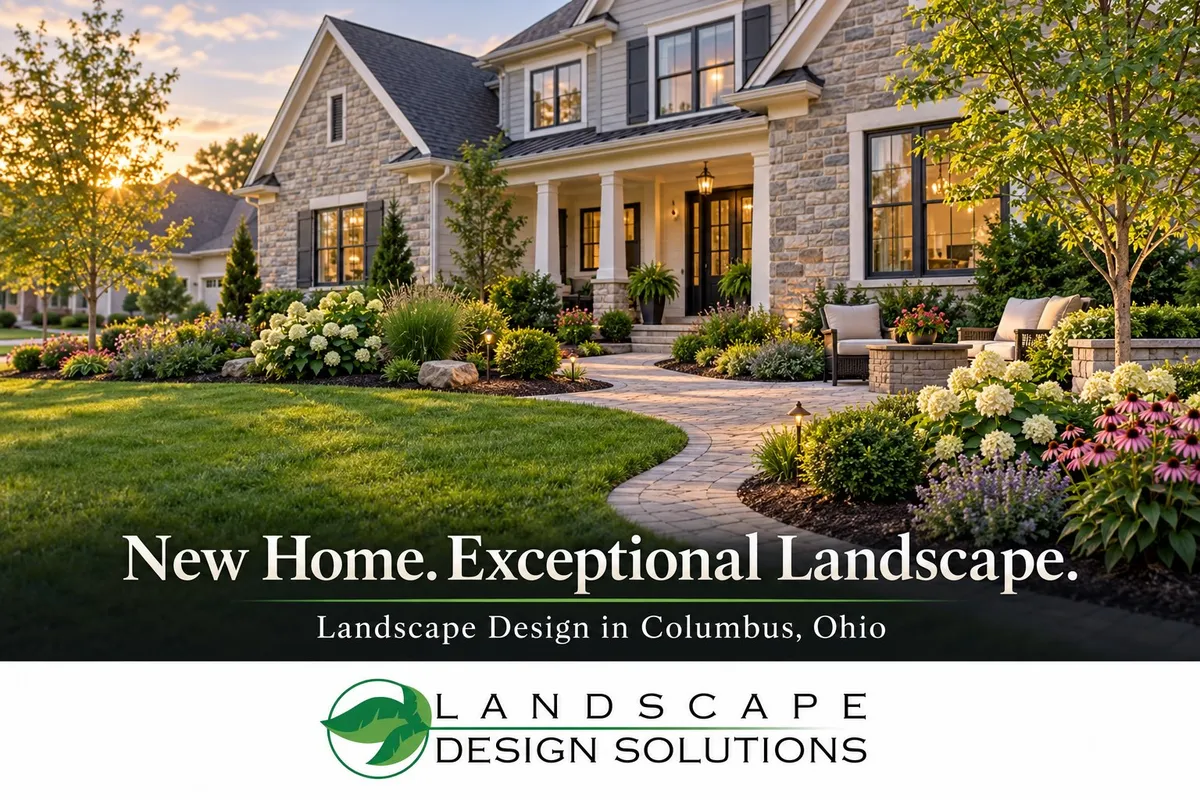 Landscape Design for New Construction Homes in Columbus: Beyond the Builder’s Basic Landscaping