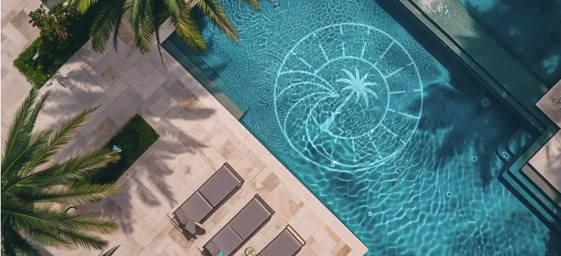 a body of water that has some docks in it
