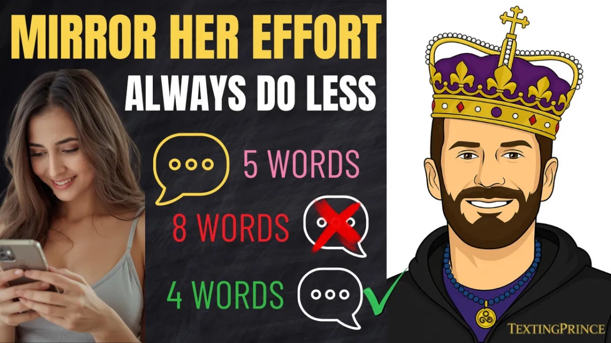 Man holding phone with colorful message bubbles