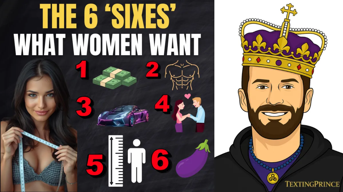 Six Sixes dating expectations for men infographic