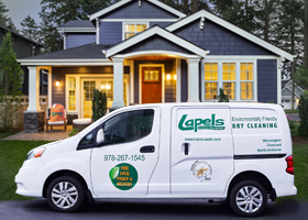 Lan's Lapels free home and office pickup & delivery