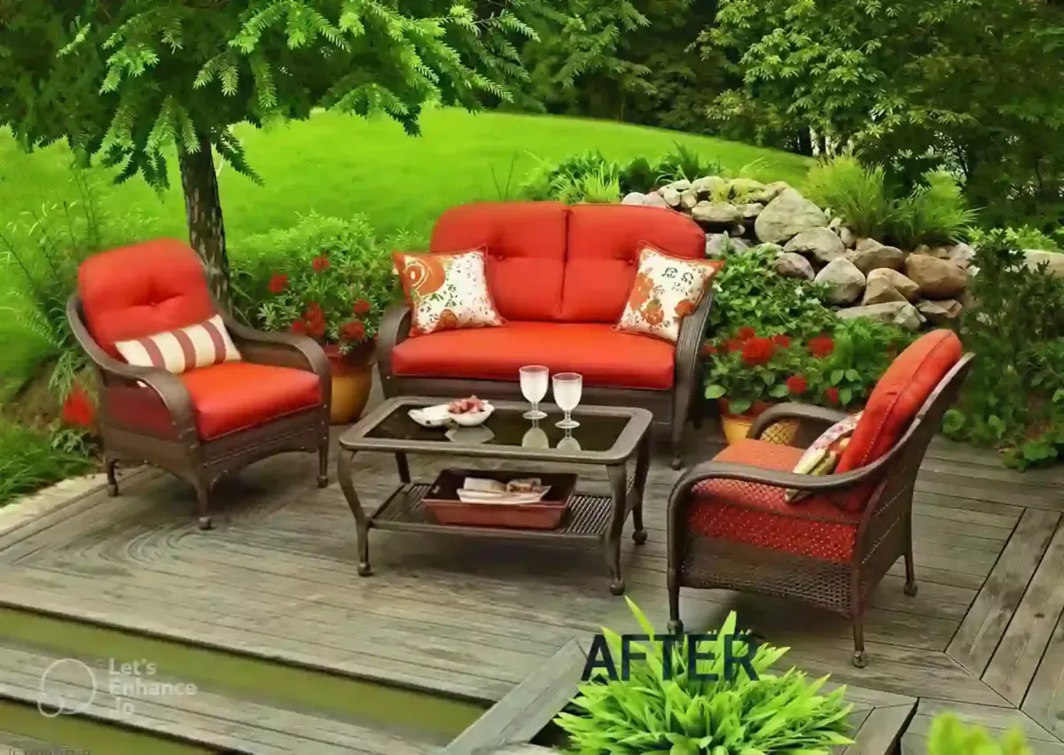 Lan's Lapels patio cushion cleaning