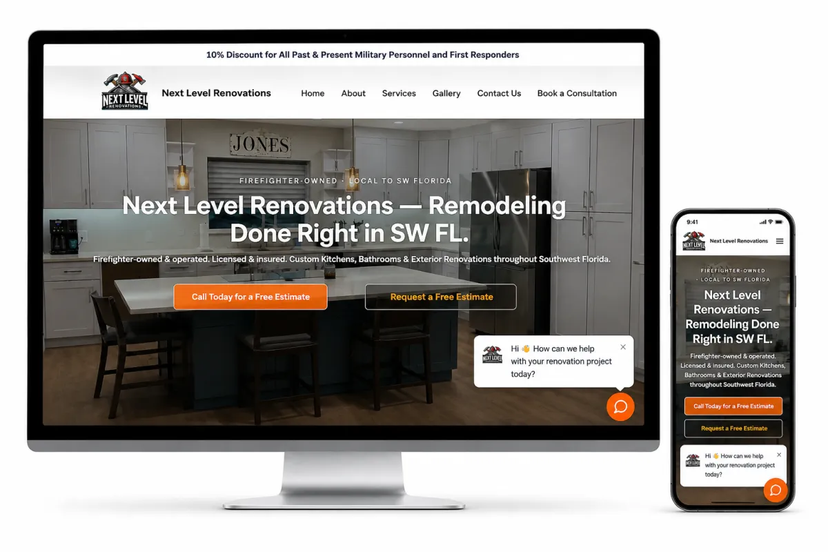 Smart Website Mobile and Laptop Mockup