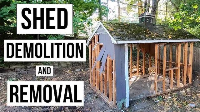 Shed demolition and removal in Wilmington DE
