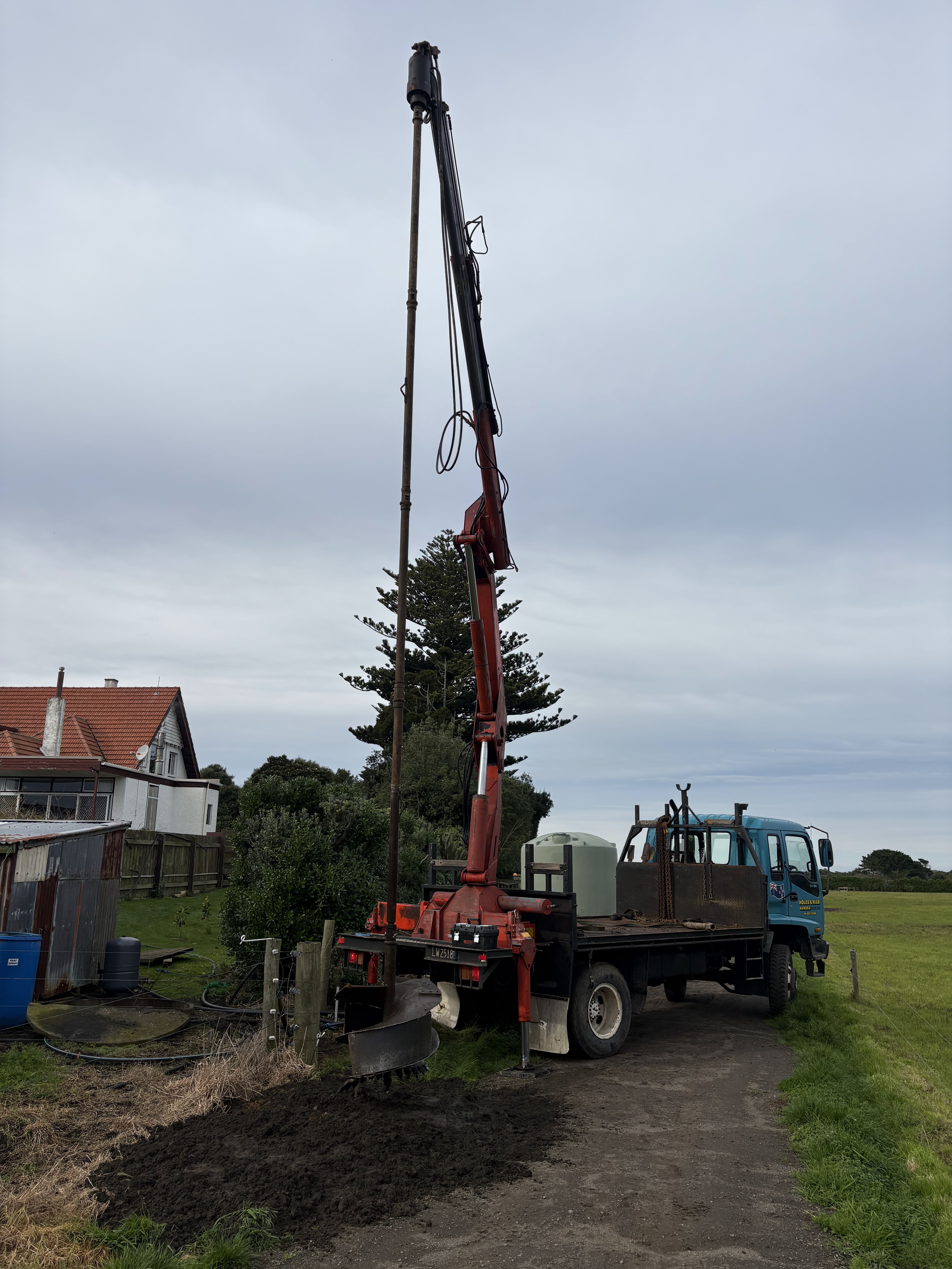 Soak hole drilling and shallow well work in Hawera