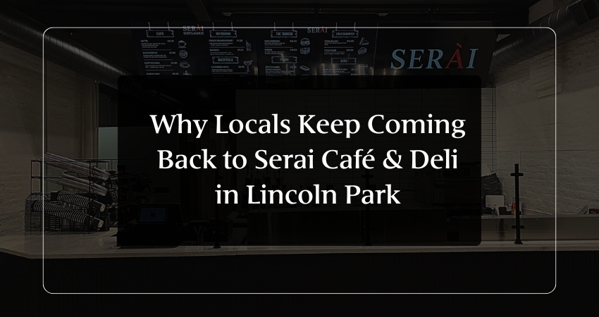 Customers enjoying coffee at Serai