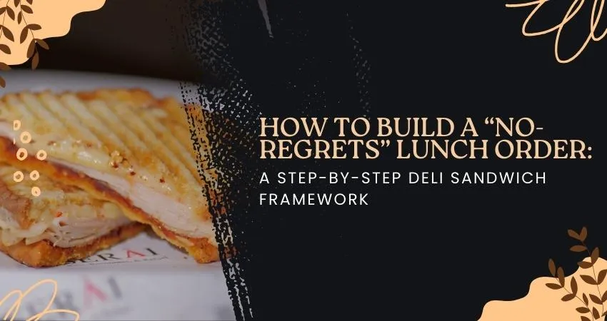 Chicago deli sandwich wrapped for takeout from Serai