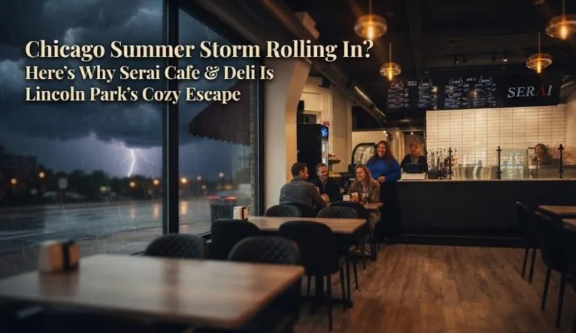Chicago Summer Storm Rolling In? Here's Why Serai Cafe & Deli Is Lincoln Park's Cozy Escape