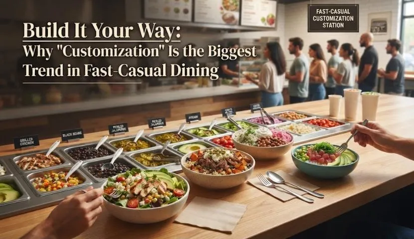 Build It Your Way: Why "Customization" Is the Biggest Trend in Fast-Casual Dining