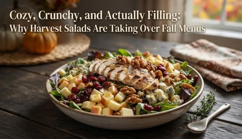 Cozy, Crunchy, and Actually Filling: Why Harvest Salads Are Taking Over Fall Menus