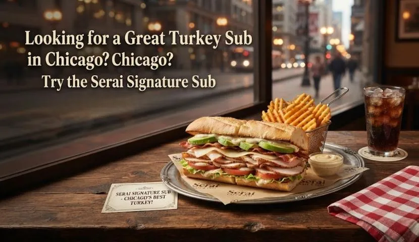 Looking for a Great Turkey Sub in Chicago? Try the Serai Signature Sub