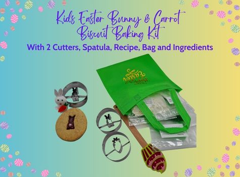 Kids Bunny biscuit baking kit