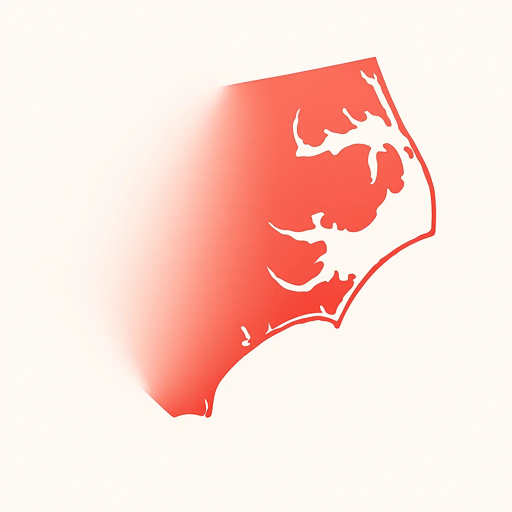 North Carolina Map - Mt Fuji Private
