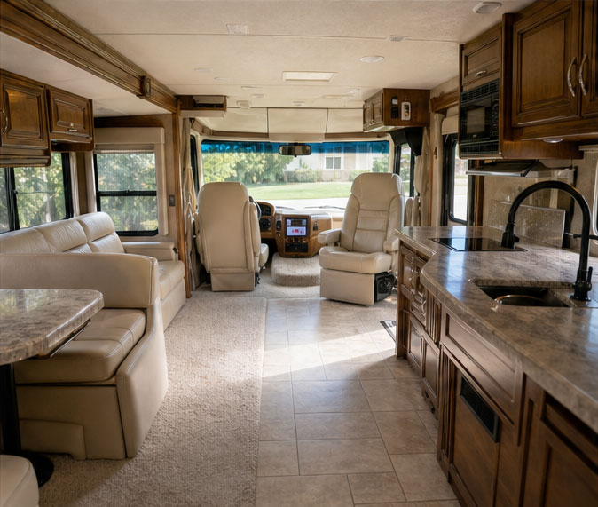 Interior Detailing of RV in Alexandria, VA
