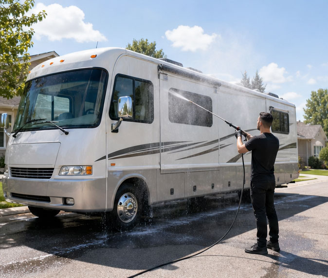 RV Motor Home Detailing in Alexandria, VA