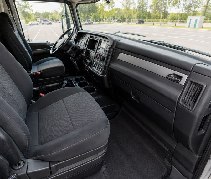 Interior Deep Detailing of commercial fleet Cabin in Alexandria, VA