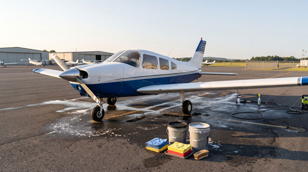 Aircraft detailing for Washington DC plane owners by San Mob Detailing