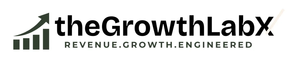 JoJo Moore – TheGrowthLabX Logo | Sales Systems & Revenue Strategy for Founders & Service Businesses