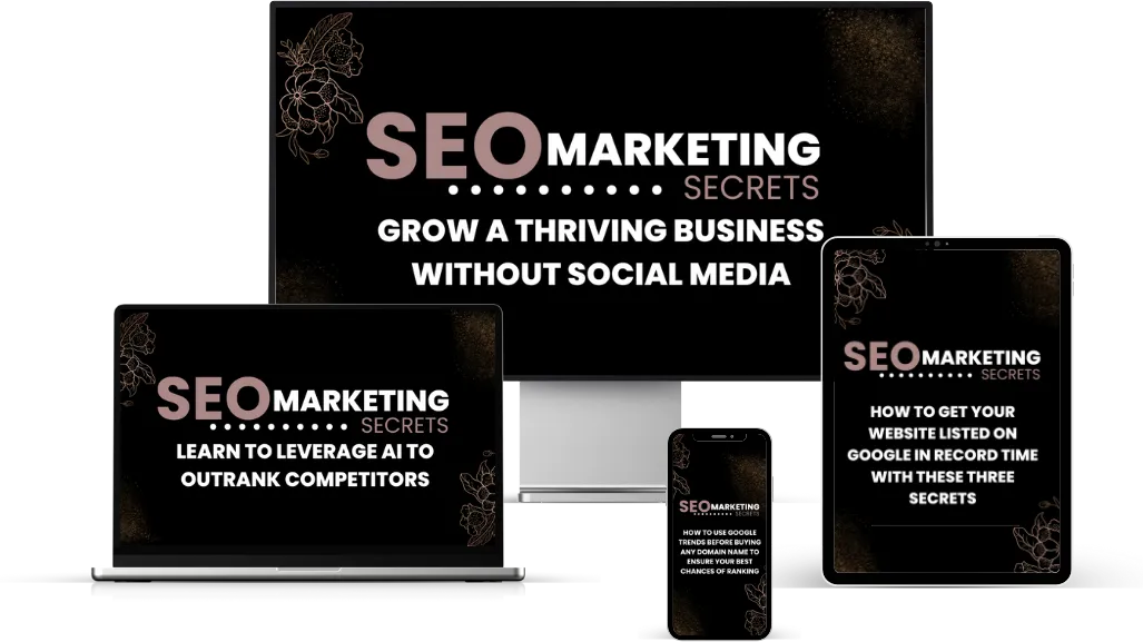 SEO Marketing Secrets Display