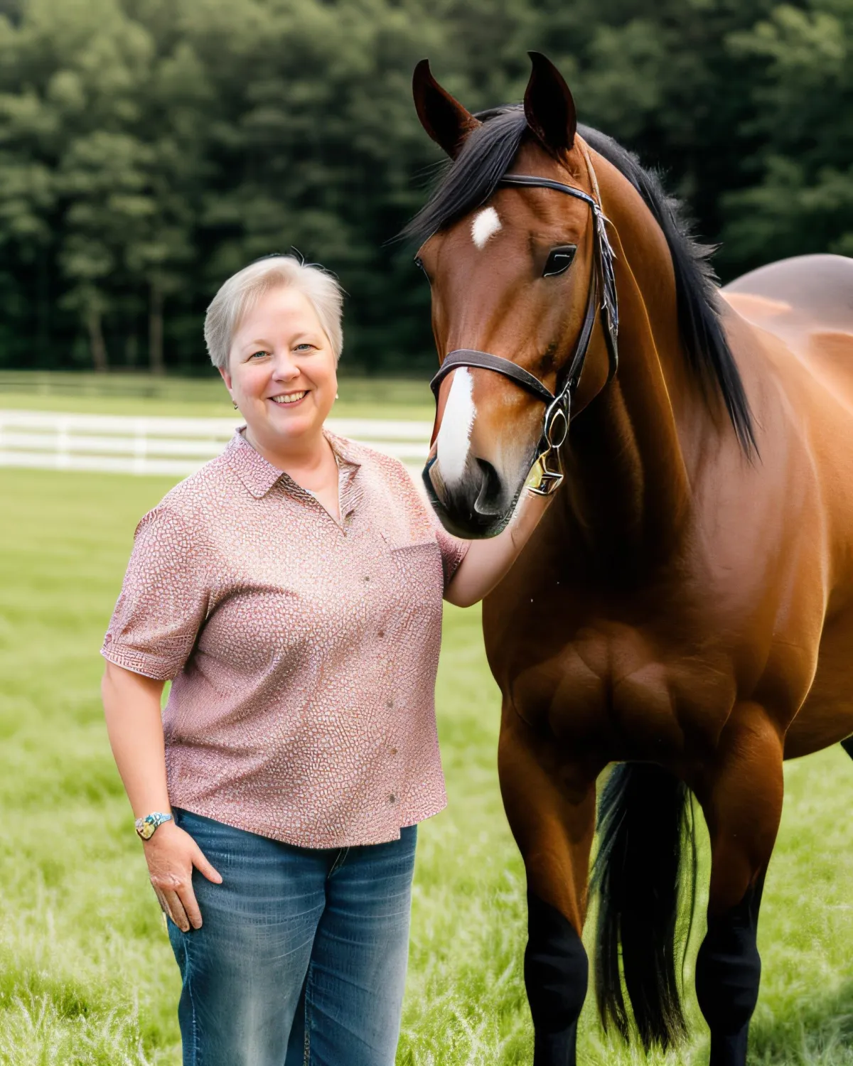 Jen Chambers with Horse