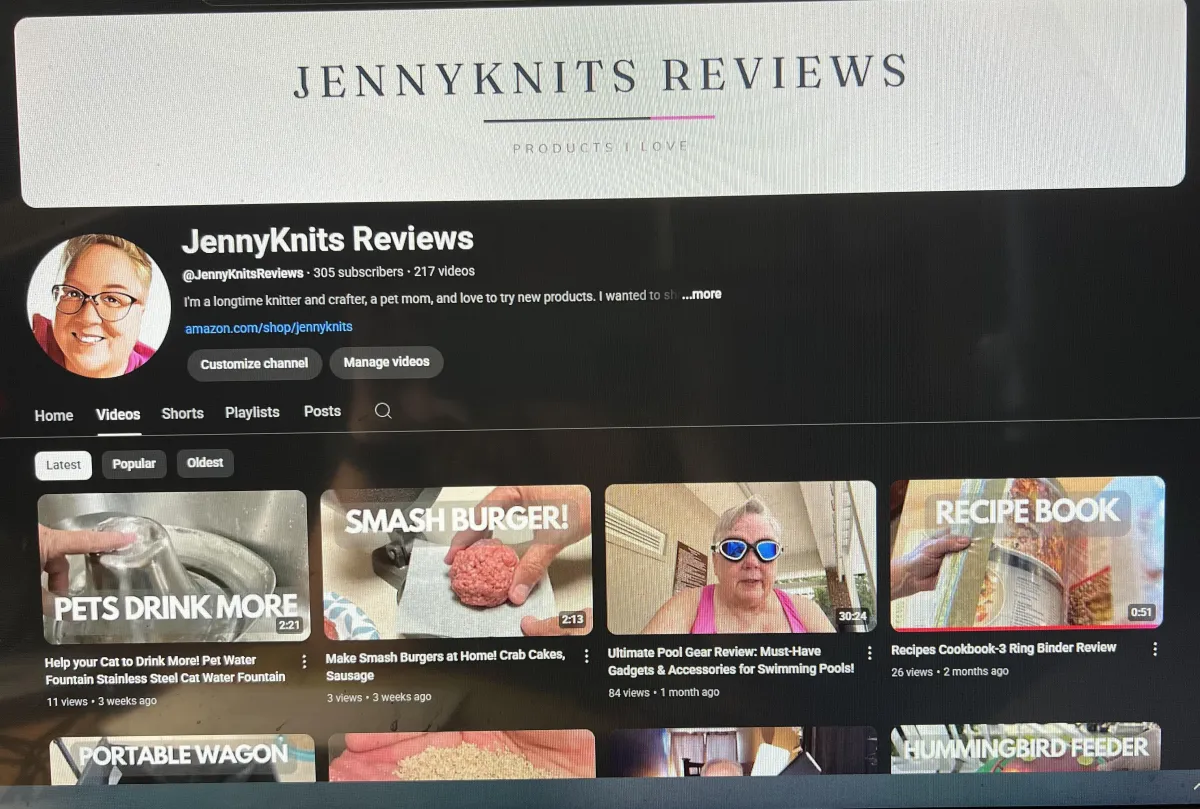 JennyKnits on Youtube