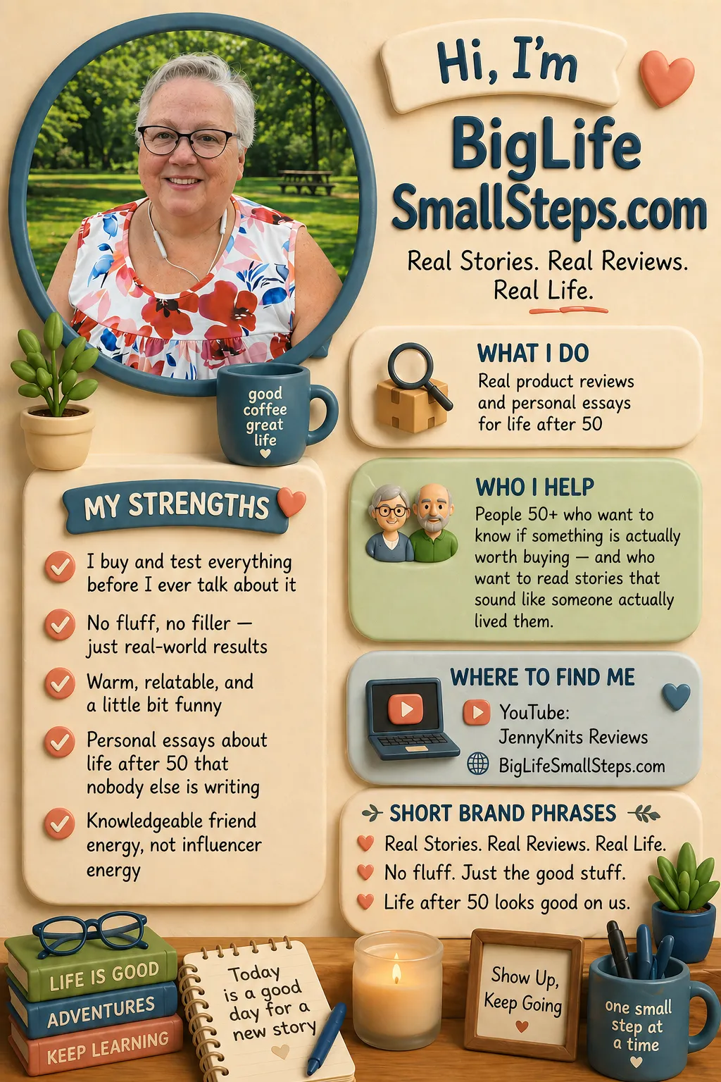 BigLifeSmallSteps.com Infographic