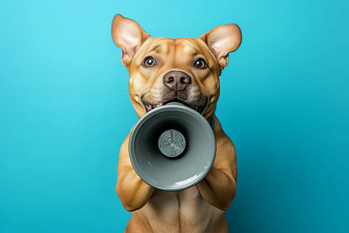 Dog with Megaphone