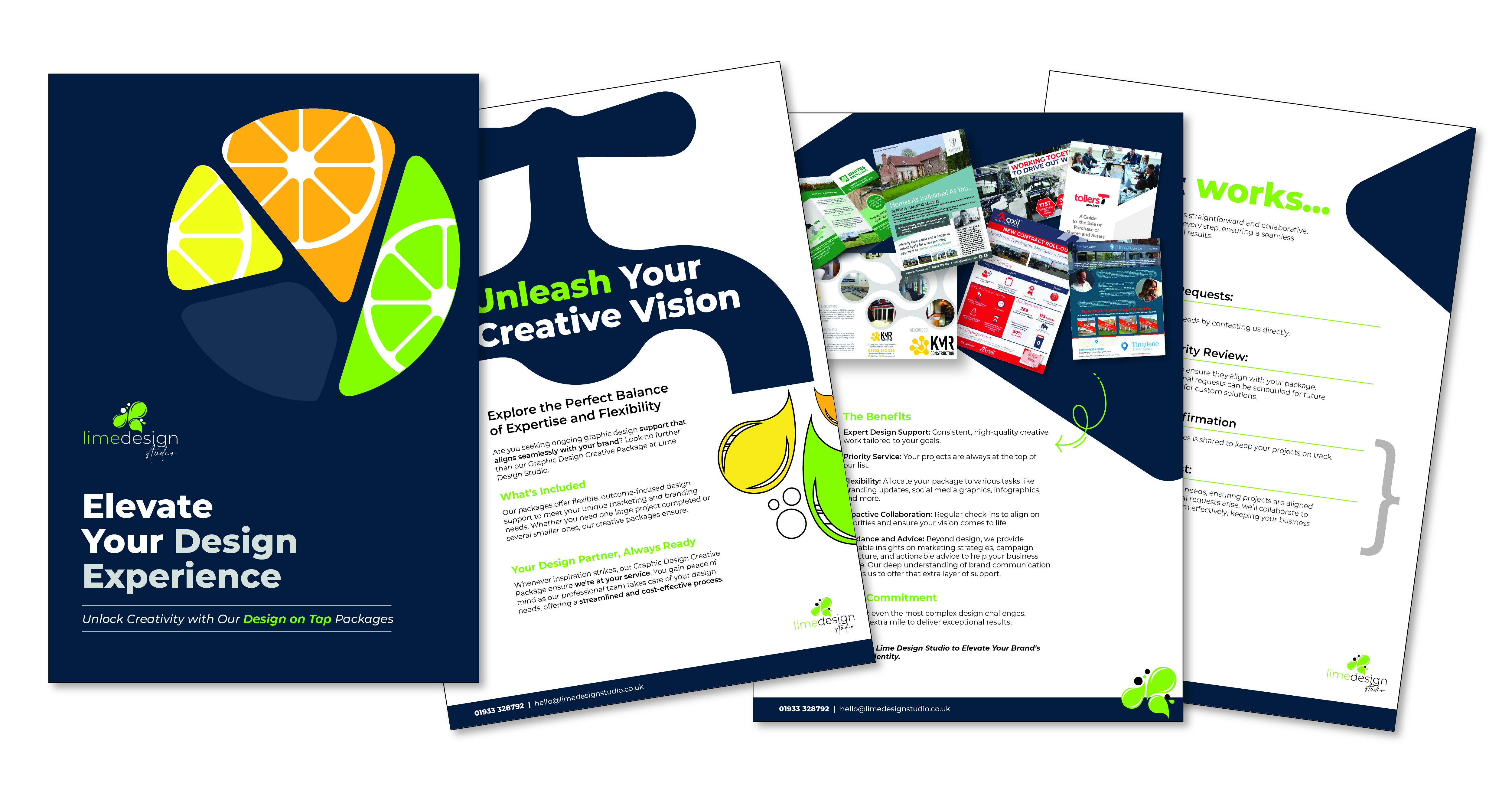 Image of Lime Design Studio's Design on Tap (Retainer) Brochure