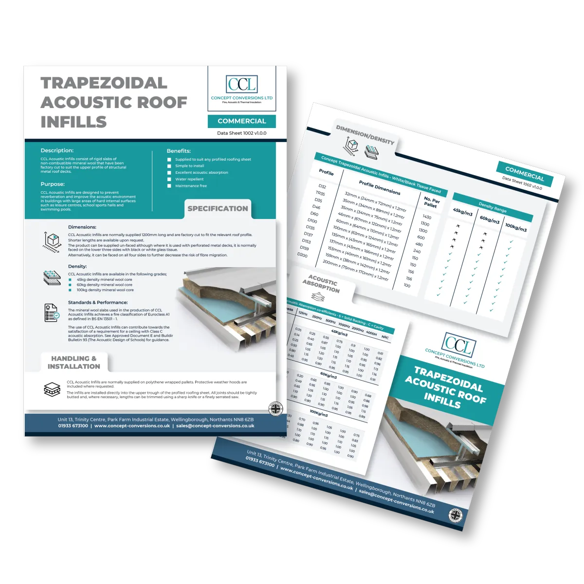 CCL, data sheets design - Lime Design Studio