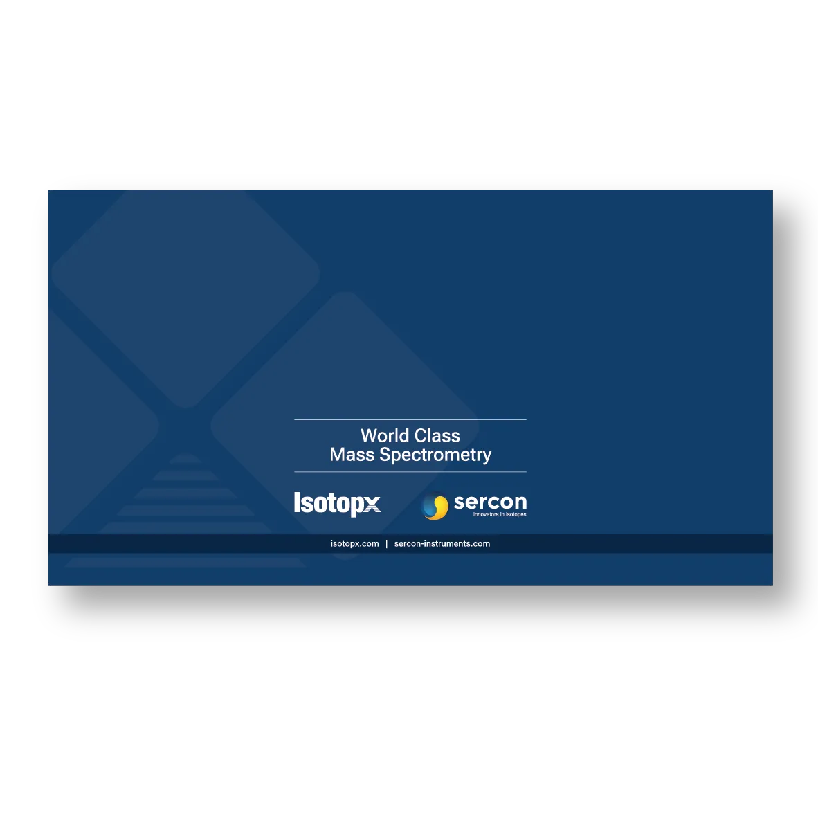 Isotopx/Sercon Instruments Tablecloth