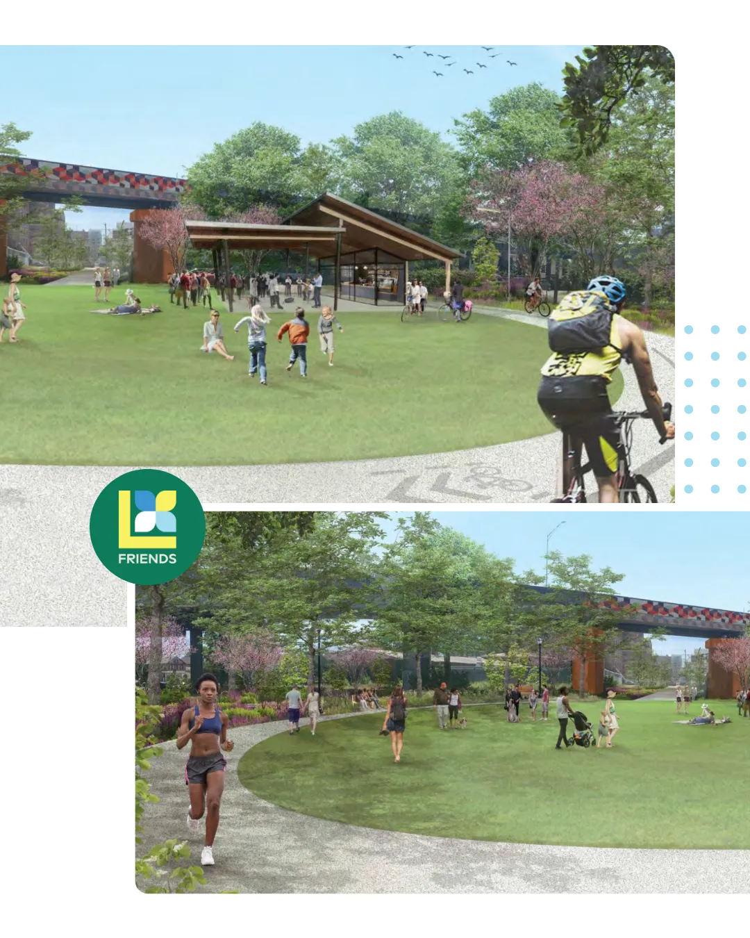 Friend of the Lowline Bradford Park Renderings