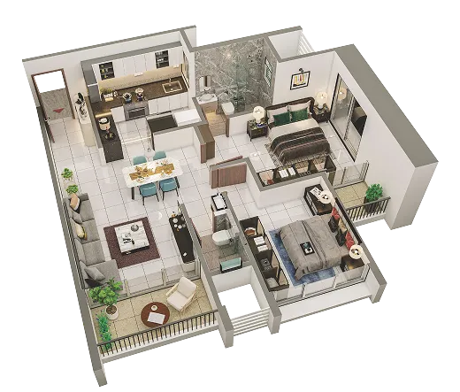 1-BHK-Floor-plan