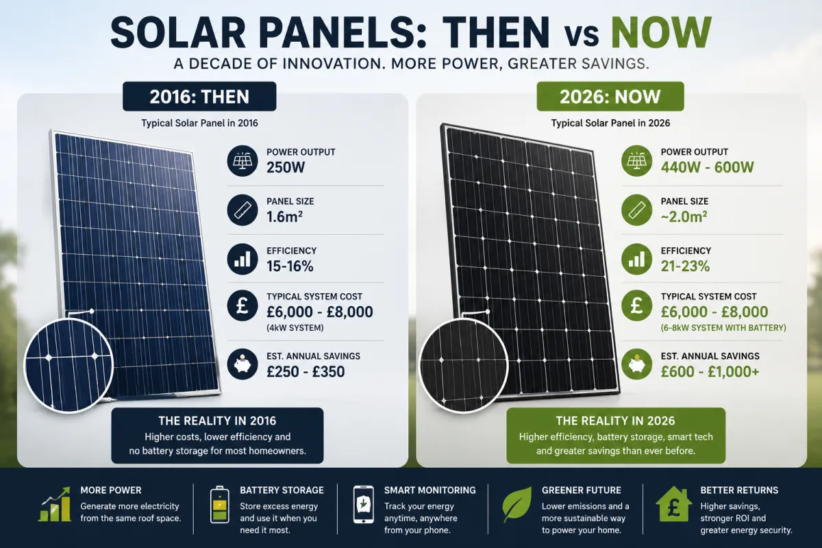 Solar Power Then, Solar Power Now
