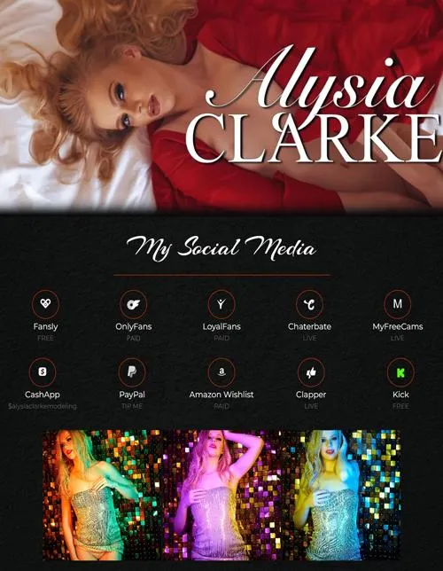 Alysia Clarke Website