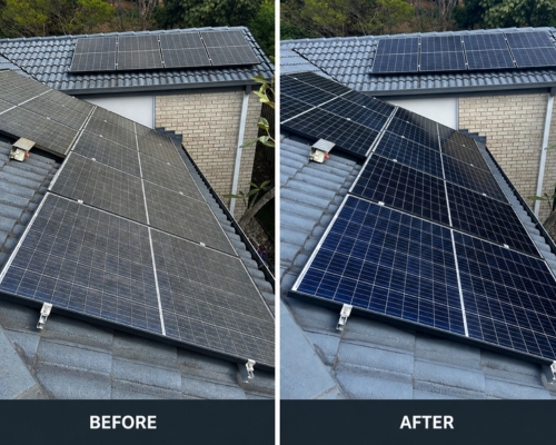 Solar Panel Cleaning in Bangalow
