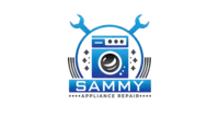 Sammy Appliance Repair logo with washing machine and tools icon