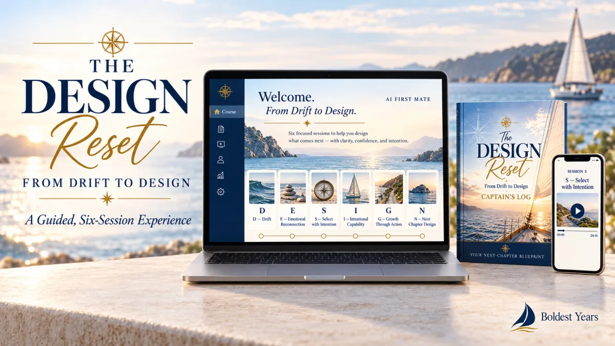 The DESIGN Reset six-session guided experience for midlife women