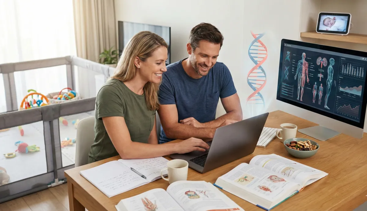 A Woman Holding her baby Illustration