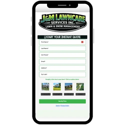 Instant Quote | J&M Lawncare Services Inc.