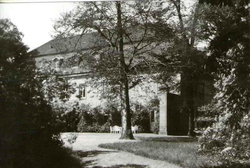 Architektonisches Detail von Schloss Gleina