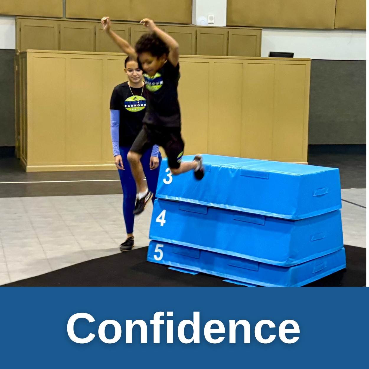 Your child's confidence will grow here in our parkour classes!