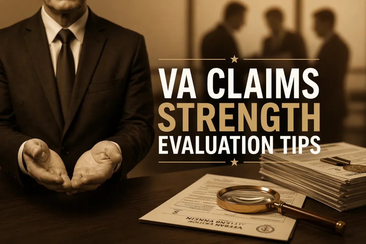 Ensure Your VA Claim is Strong Before Filing