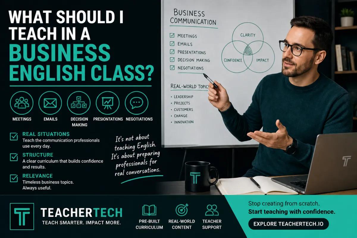 what to teach in a business class