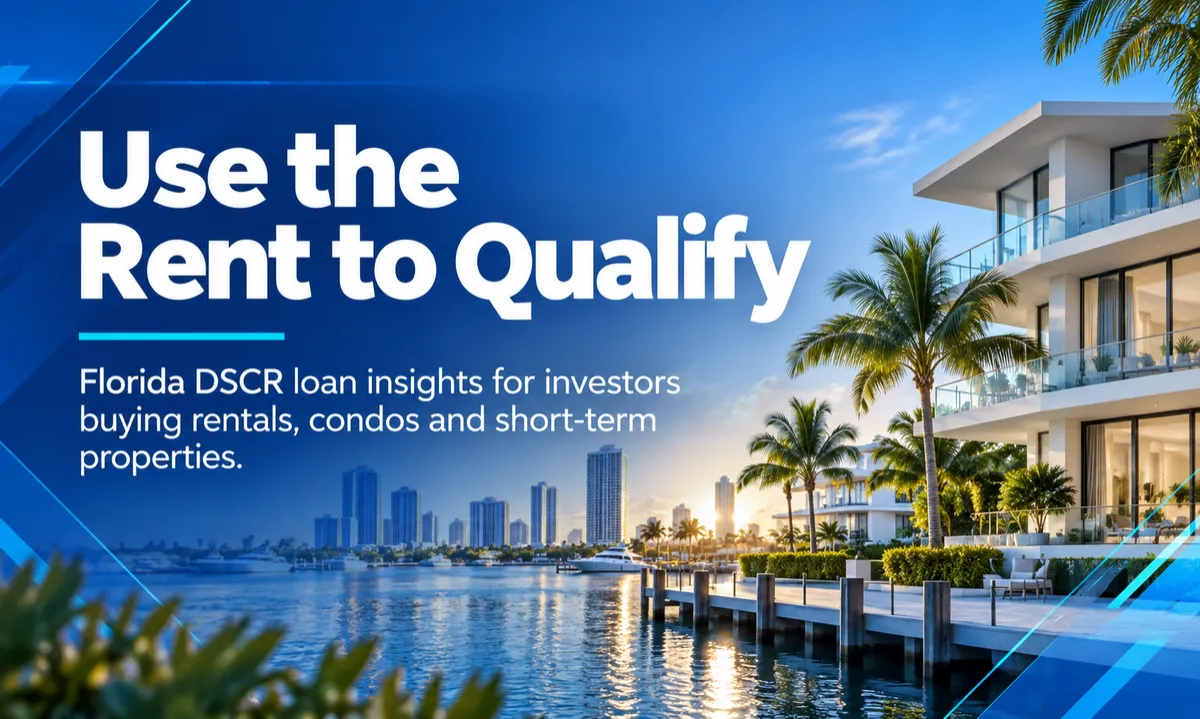 Florida rental property illustrating how DSCR loans may qualify investors based on rental income rather than personal income.