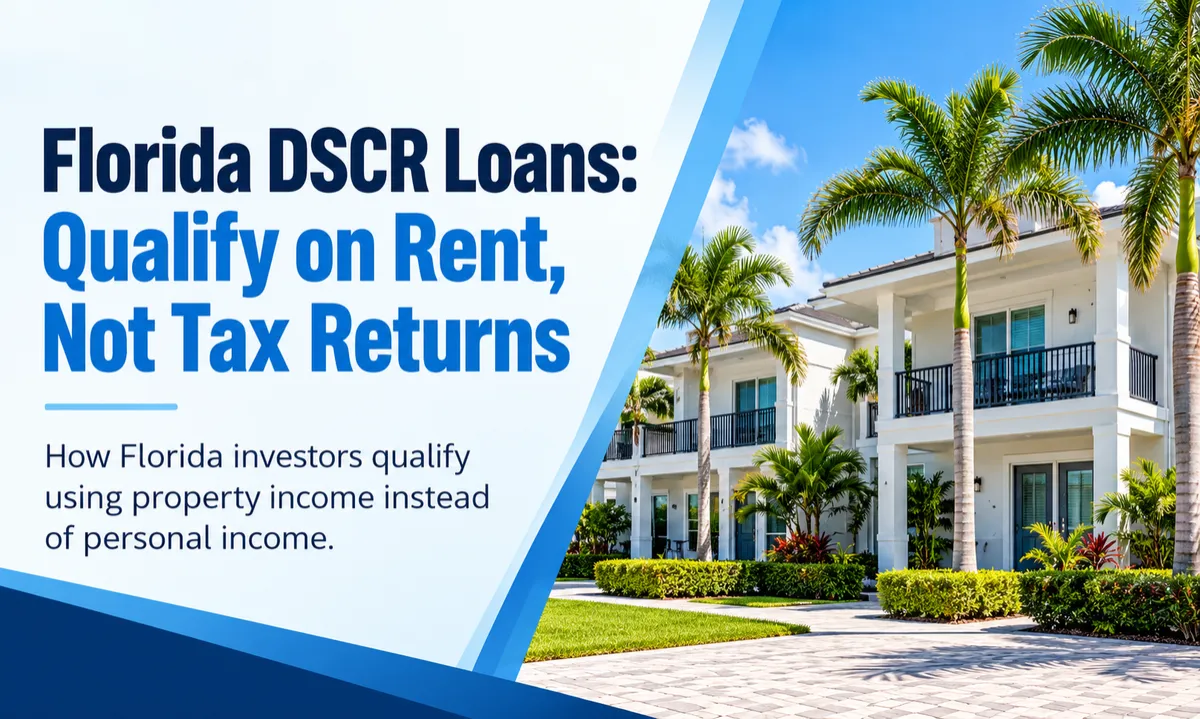 Florida rental property representing DSCR loans that qualify real estate investors based on rental income rather than personal income.
