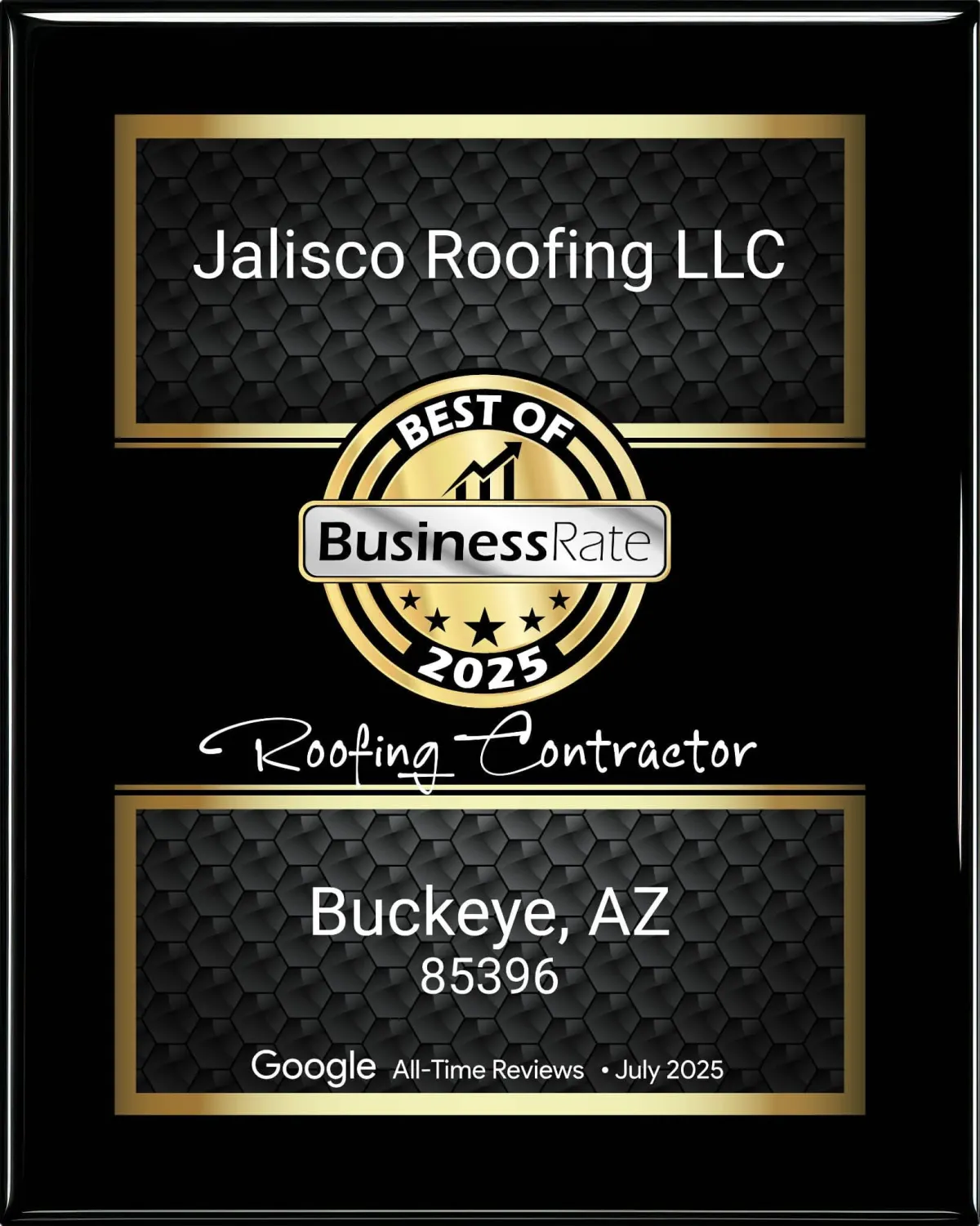 Best of Buckeye Roofing Contractor | Jalisco roofing | Business Rate