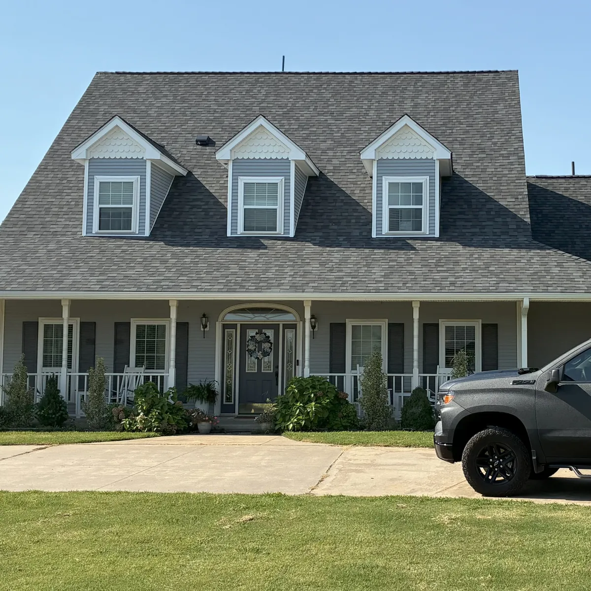Oklahoma Home With Completed Storm Damage Roof Repair