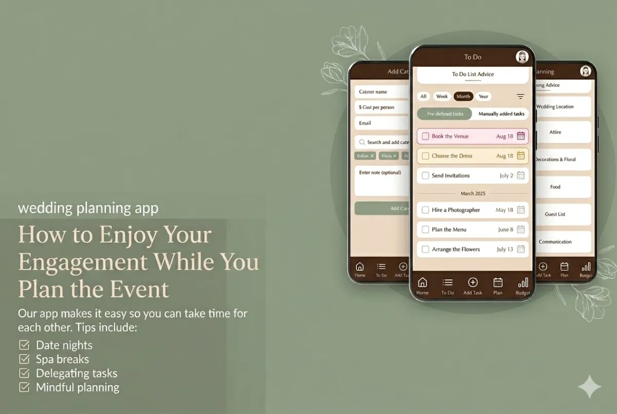 How to Enjoy Your Engagement While You Plan the Event 